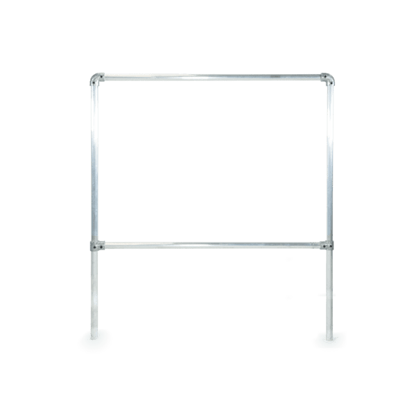 Horizontal banner frame aluminium